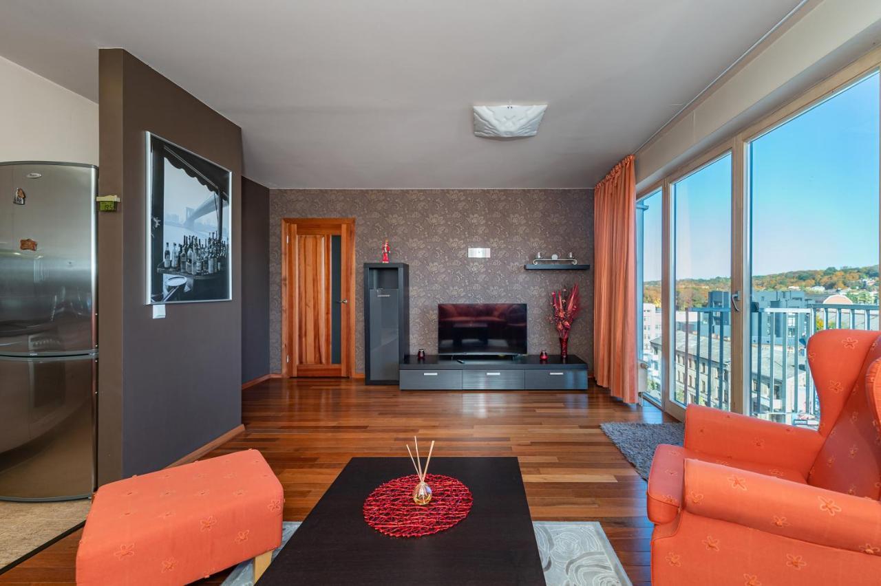 Panoramic City Centre Apartment By Polo Apartments Каунас Экстерьер фото